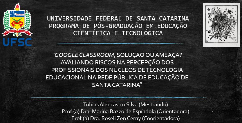 Defesa de dissertação de mestrado — Tobias Alencastro Silva, UFSC 2023