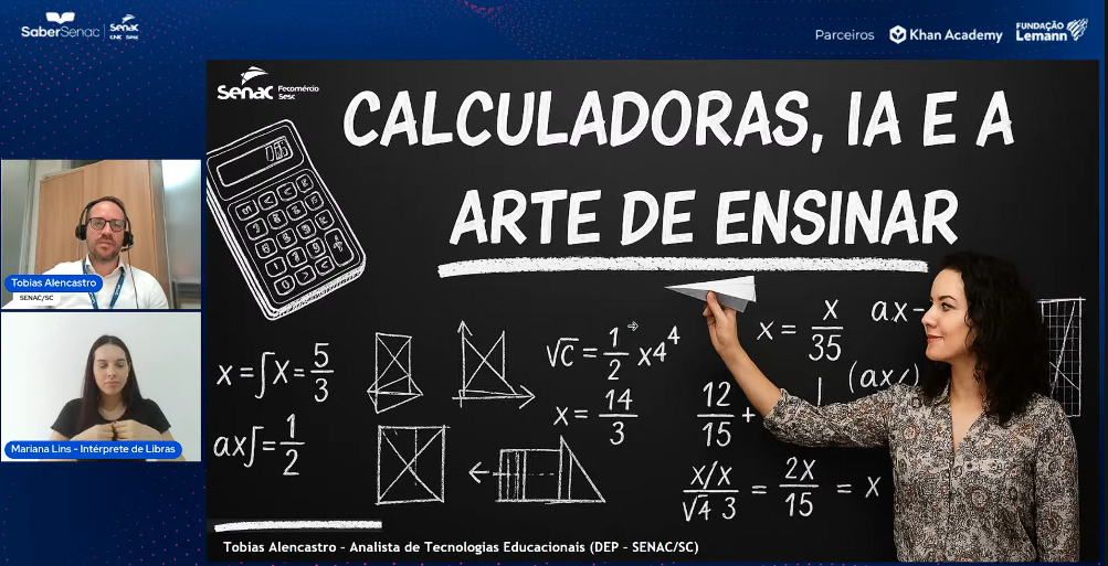Webinar SENAC Brasil — Calculadoras, IAs e a arte de ensinar